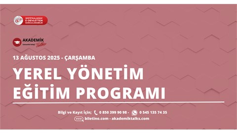 YEREL YÖNETİM EĞİTİM PROGRAMI