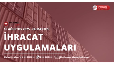 İhracat Uygulamaları Eğitim Programı