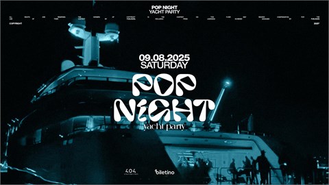 Yacht Party-Pop Night
