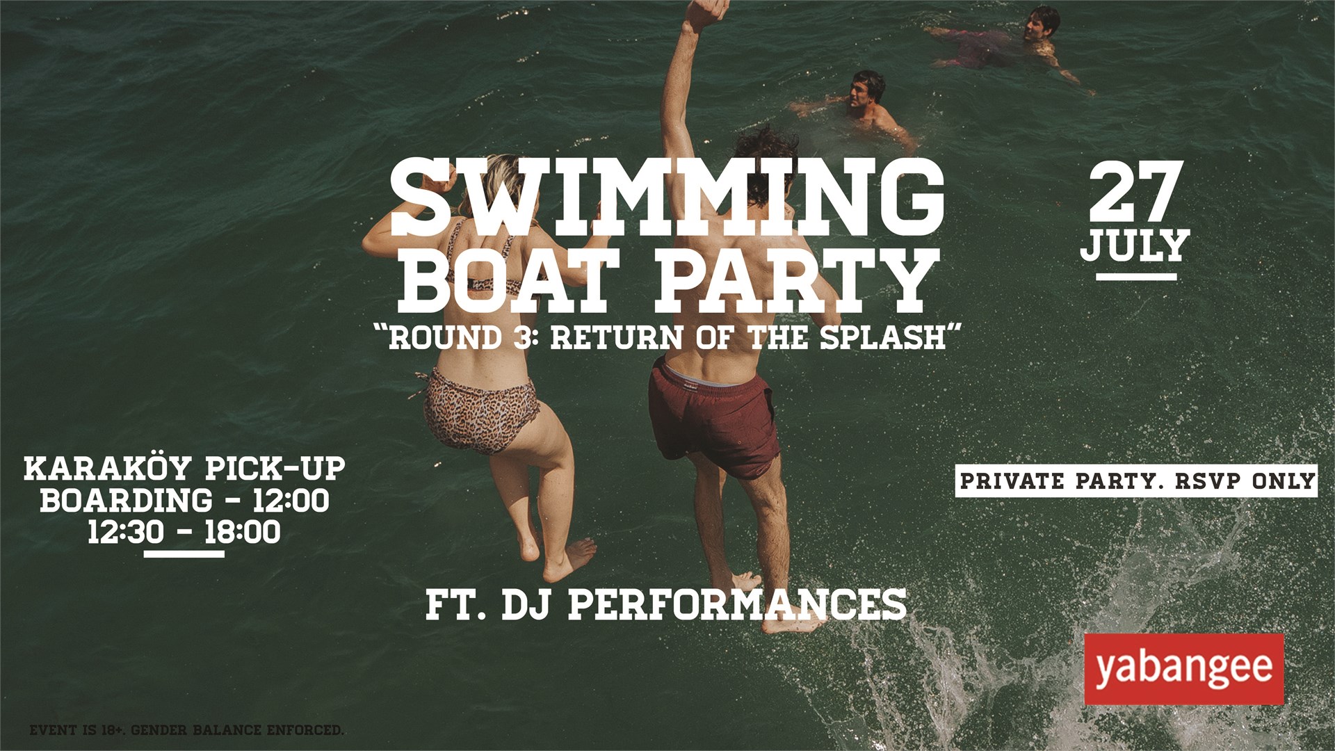 Swimming Boat Party - Round 3: Return of the Splash