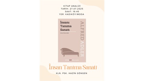 İnsan Tanıma Sanatı Kitap Analizi (Kln. Psk. Hazin GÖNGEN.)