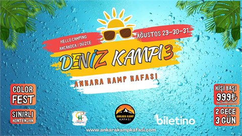 Festival Tadında Deniz Kampı