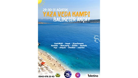 Balıkesir Akçay Yaza Veda Kampı