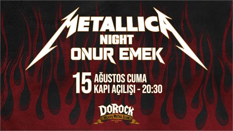 Onur Emek - Metallica Night (Dorock HMC/Taksim)