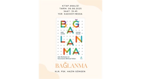 Bağlanma Kitap Analizi (Kln. Psk. Hazin Göngen)