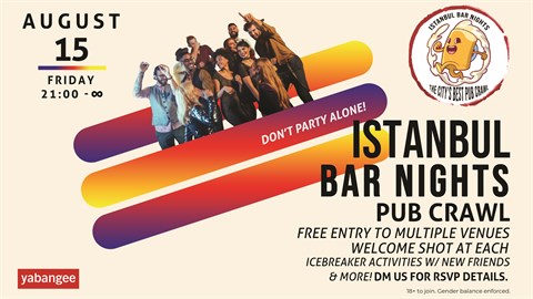 Istanbul Bar Nights: The Ultimate Night Out - Friday Pub Crawl