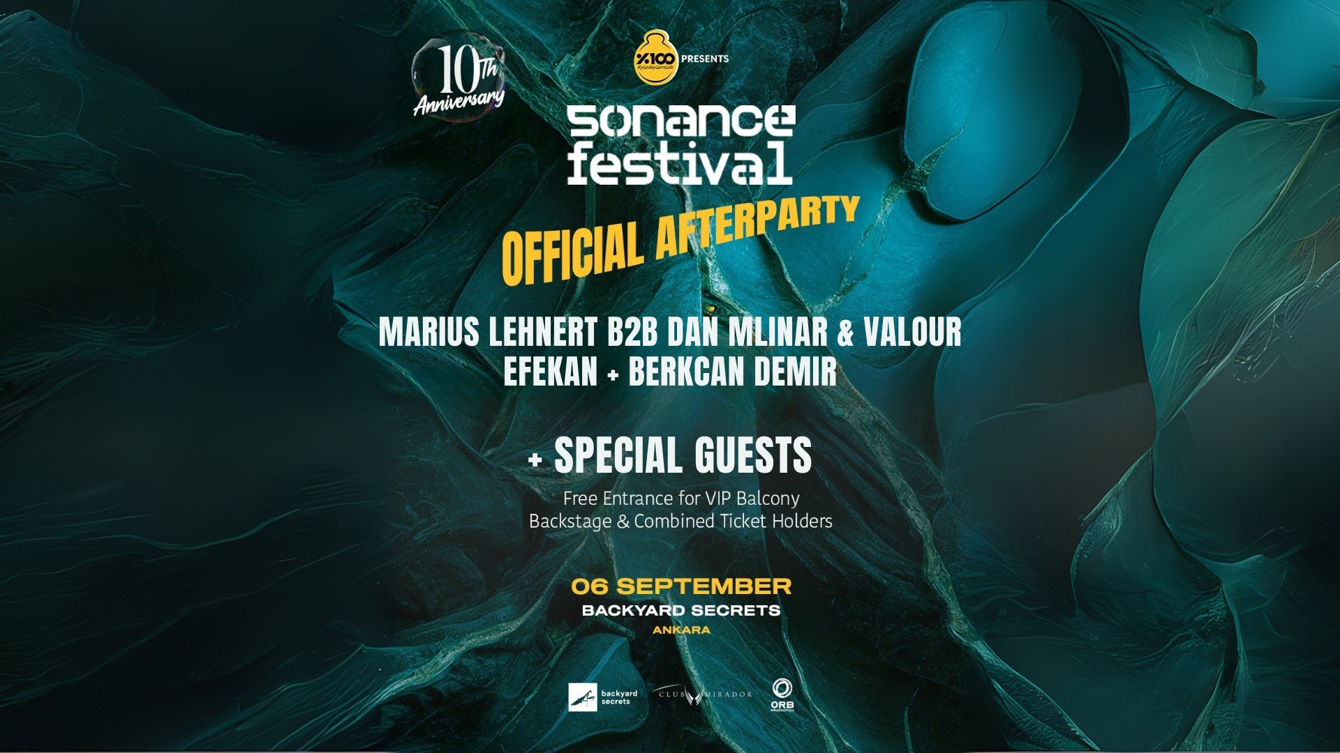 Sonance Festival After Party / Backyard