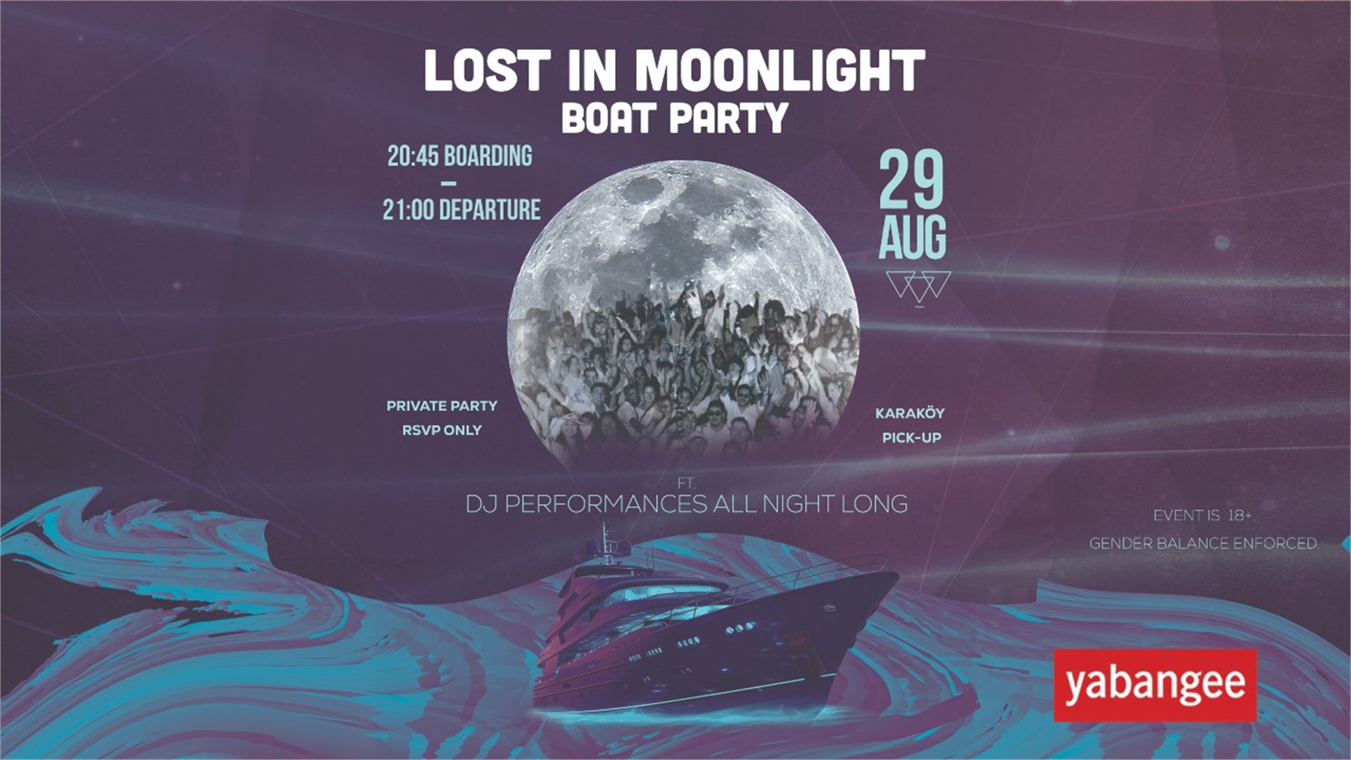 Lost in Moonlight: Bosphorus Boat Party