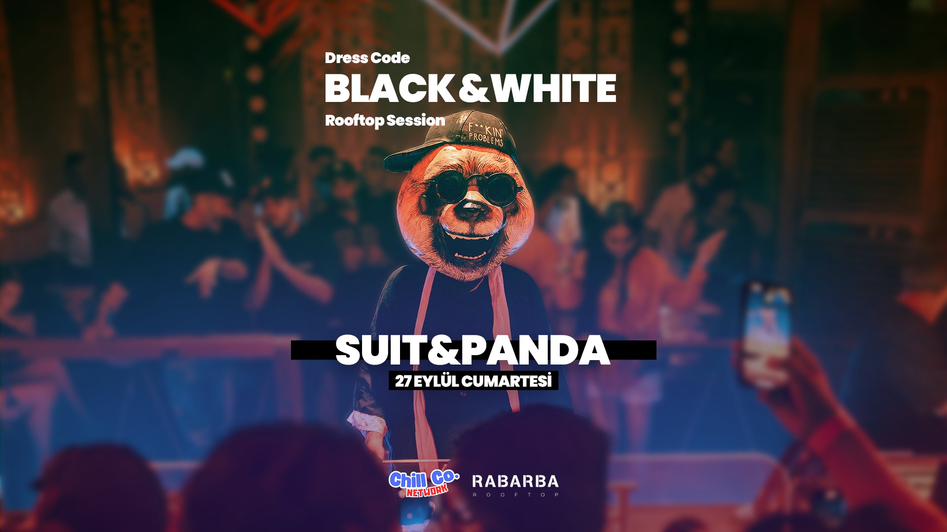 Suit & Panda - Black & White Rooftop Session Rabarba | 27 September ...