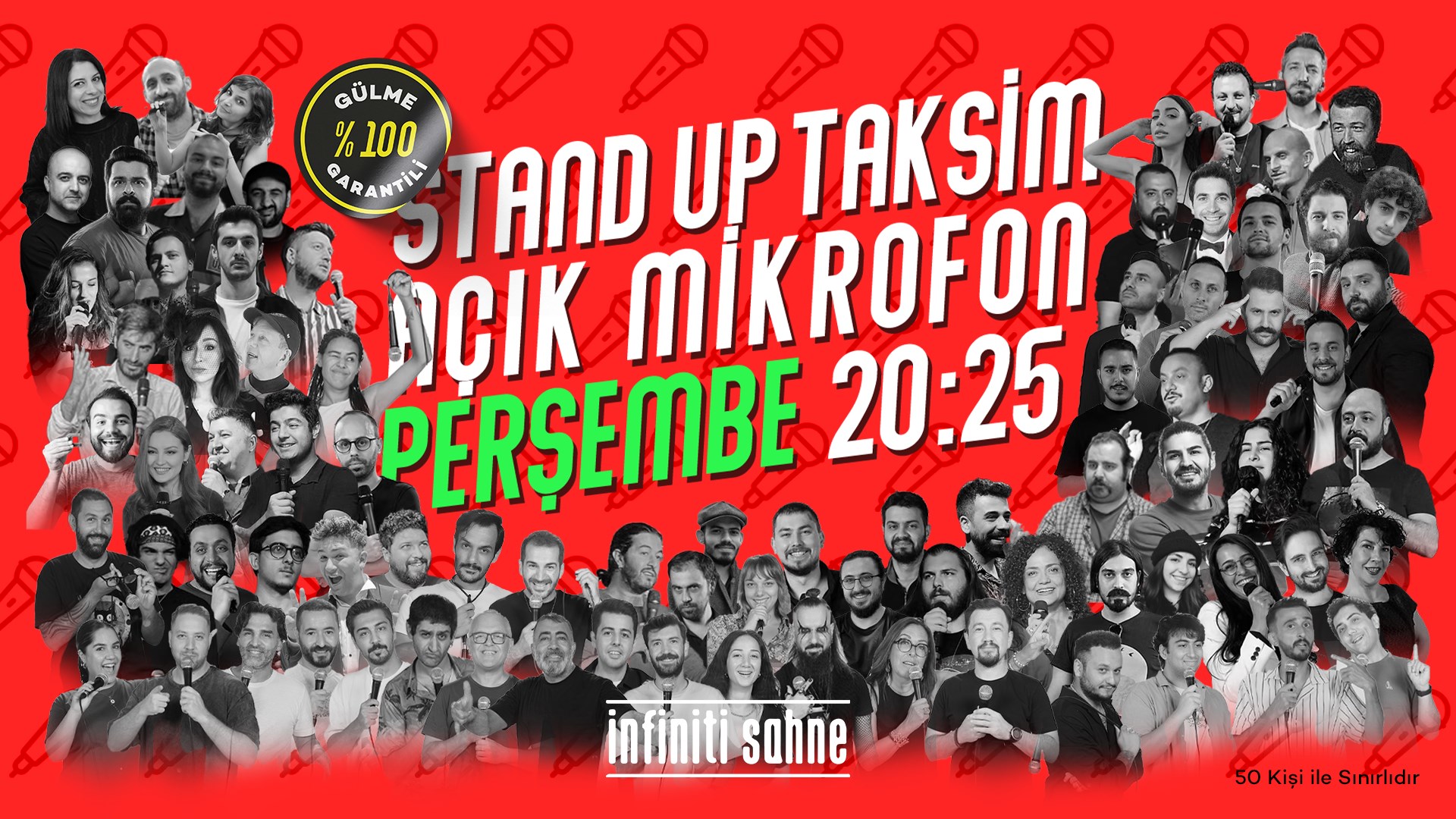 Stand up Taksim Açık Mikrofon Gecesi Perşembe