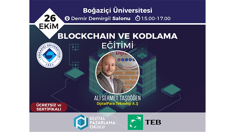 Boğaziçi Üniversitesi - Blockchain ve Kodlama Eğitimi