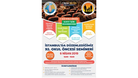 İstanbul Okul Öncesi Semineri